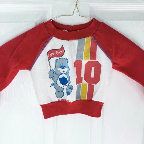Vintage Baby CARE BEARS Grumpy Bear Crewneck 12months - Picture 2 of 5